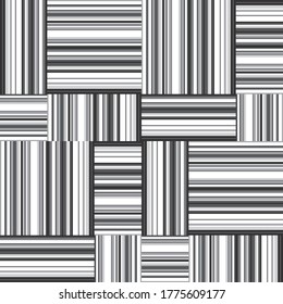 Seamless pattern with horizontal and vertical gray segments