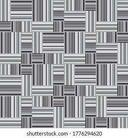 Seamless pattern with horizontal and vertical gray segments