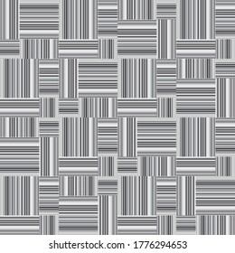 Seamless pattern with horizontal and vertical gray segments