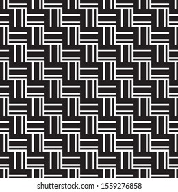 Seamless pattern with horizontal and vertical white segments.