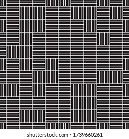 Seamless pattern with horizontal and vertical white segments