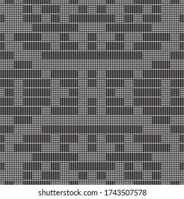 Seamless pattern with horizontal and vertical white segments
