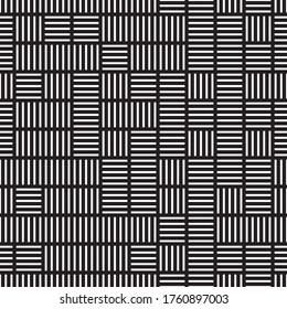 Seamless pattern with horizontal and vertical white segments