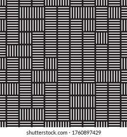 Seamless pattern with horizontal and vertical white segments