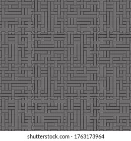 Seamless pattern with horizontal and vertical white segments