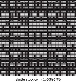 Seamless pattern with horizontal white segments