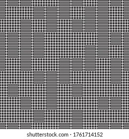 Seamless pattern with horizontal white segments