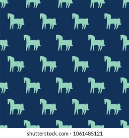 seamless pattern, horse art  background design for fabric and decor