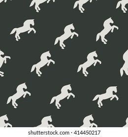 seamless pattern, horse art  background design for fabric and decor