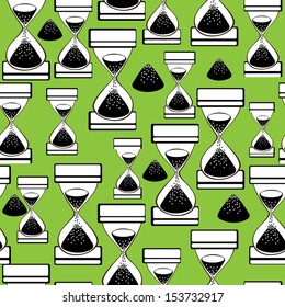 seamless pattern hourglass