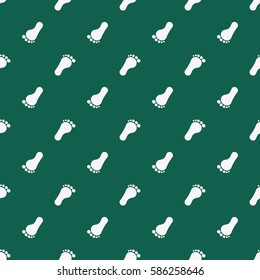 Seamless Pattern of Human Footprints of Various Orientations. beach, summer, legs, Seamless, pattern, texture.