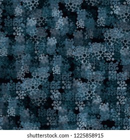 Seamless pattern. Ice camouflage. Editing is available.