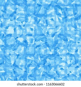 Seamless pattern. Icy mishmash. Winter colors. Perforated lattice.