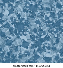 Seamless pattern. Icy mishmash. Winter colors. Snowflakes and snow groats.
