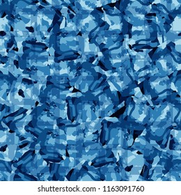 Seamless pattern. Icy mishmash. Winter colors. Perforated lattice.