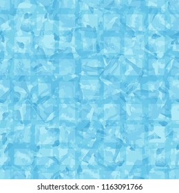 Seamless pattern. Icy mishmash. Winter colors. Perforated lattice.