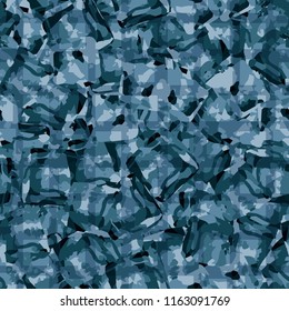 Seamless pattern. Icy mishmash. Winter colors. Perforated lattice.