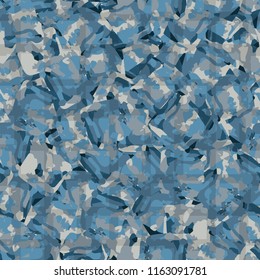 Seamless pattern. Icy mishmash. Winter colors. Perforated lattice.