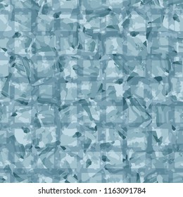 Seamless pattern. Icy mishmash. Winter colors. Perforated lattice.