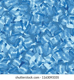 Seamless pattern. Icy mishmash. Winter colors.