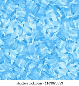 Seamless pattern. Icy mishmash. Winter colors.