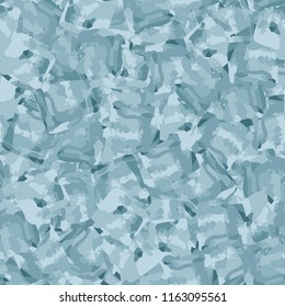 Seamless pattern. Icy mishmash. Winter colors.