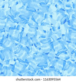 Seamless pattern. Icy mishmash. Winter colors.