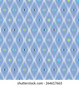 seamless pattern ikat