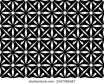 Seamless pattern of ikat, ethnic, geometric shape, ornate, aztec, motif, tribal, boho, ethnic, native repetation vector illutrator for fabric and textile or carpet. Traditional paint tiled pattern.