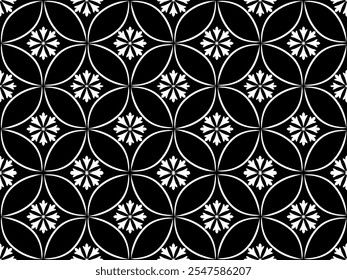 Seamless pattern of ikat, ethnic, geometric shape, ornate, aztec, motif, tribal, boho, ethnic, native repetation vector illutrator for fabric and textile or carpet. Traditional paint tiled pattern.