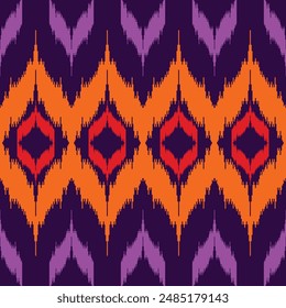 Nahtloses Muster des iKat-Stoffdesigns