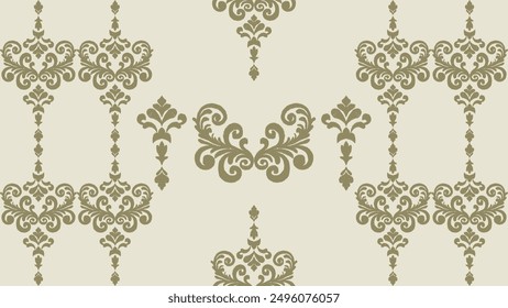 seamless pattern ikat floral for fabric