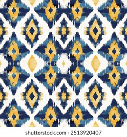 Papel de pared ikat de patrón transparente