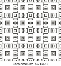 Seamless pattern illustration in beige