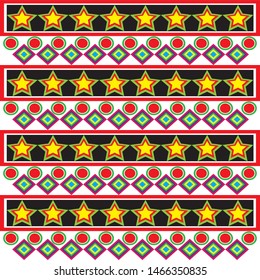 Seamless pattern illustration for design
