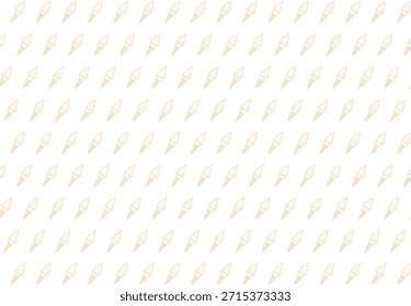 Ilustración de patrón sin fisuras de conos de helado para postres y fondos temáticos de verano