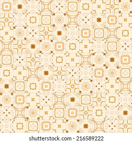 Seamless pattern illustration in traditional style - like Portuguese tiles