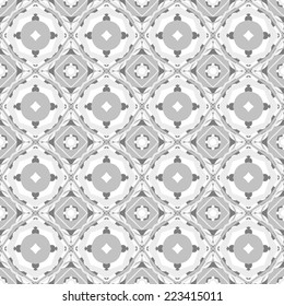 Seamless pattern illustration in traditional style - like Portuguese tiles