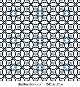 Seamless pattern illustration in traditional style - like Portuguese tiles