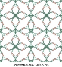 Seamless pattern illustration in traditional style - like Portuguese tiles