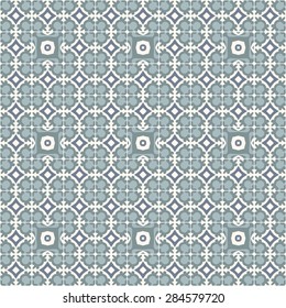 Seamless pattern illustration in traditional style - like Portuguese tiles