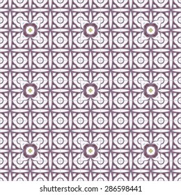 Seamless pattern illustration in traditional style - like Portuguese tiles