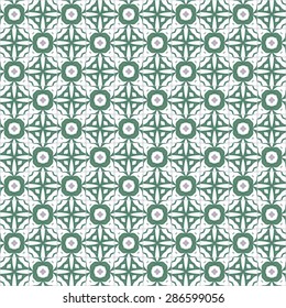 Seamless pattern illustration in traditional style - like Portuguese tiles