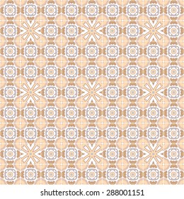 Seamless pattern illustration in traditional style - like Portuguese tiles