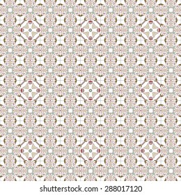 Seamless pattern illustration in traditional style - like Portuguese tiles