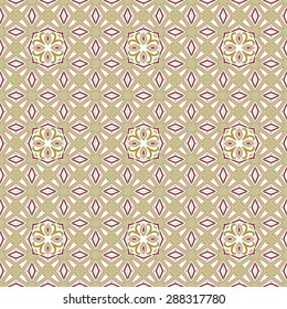 Seamless pattern illustration in traditional style - like Portuguese tiles