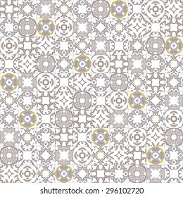 Seamless pattern illustration in traditional style - like Portuguese tiles