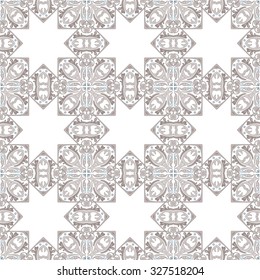 Seamless pattern illustration in traditional style - like Portuguese tiles