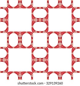 Seamless pattern illustration in traditional style - like Portuguese tiles