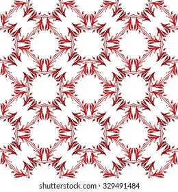 Seamless pattern illustration in traditional style - like Portuguese tiles